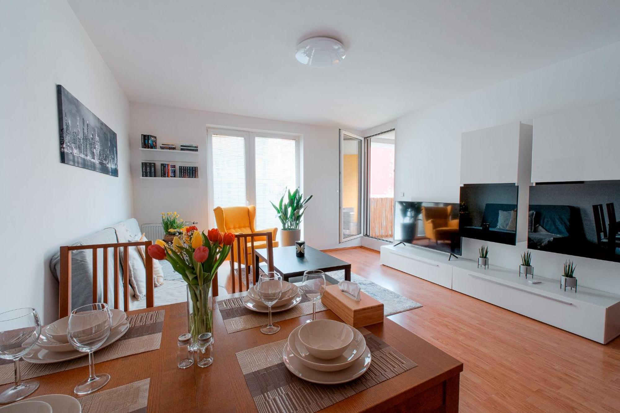 פראג Apartman U Metra, 4 Hoste, Parking Free, Blizko O2 Arena מראה חיצוני תמונה
